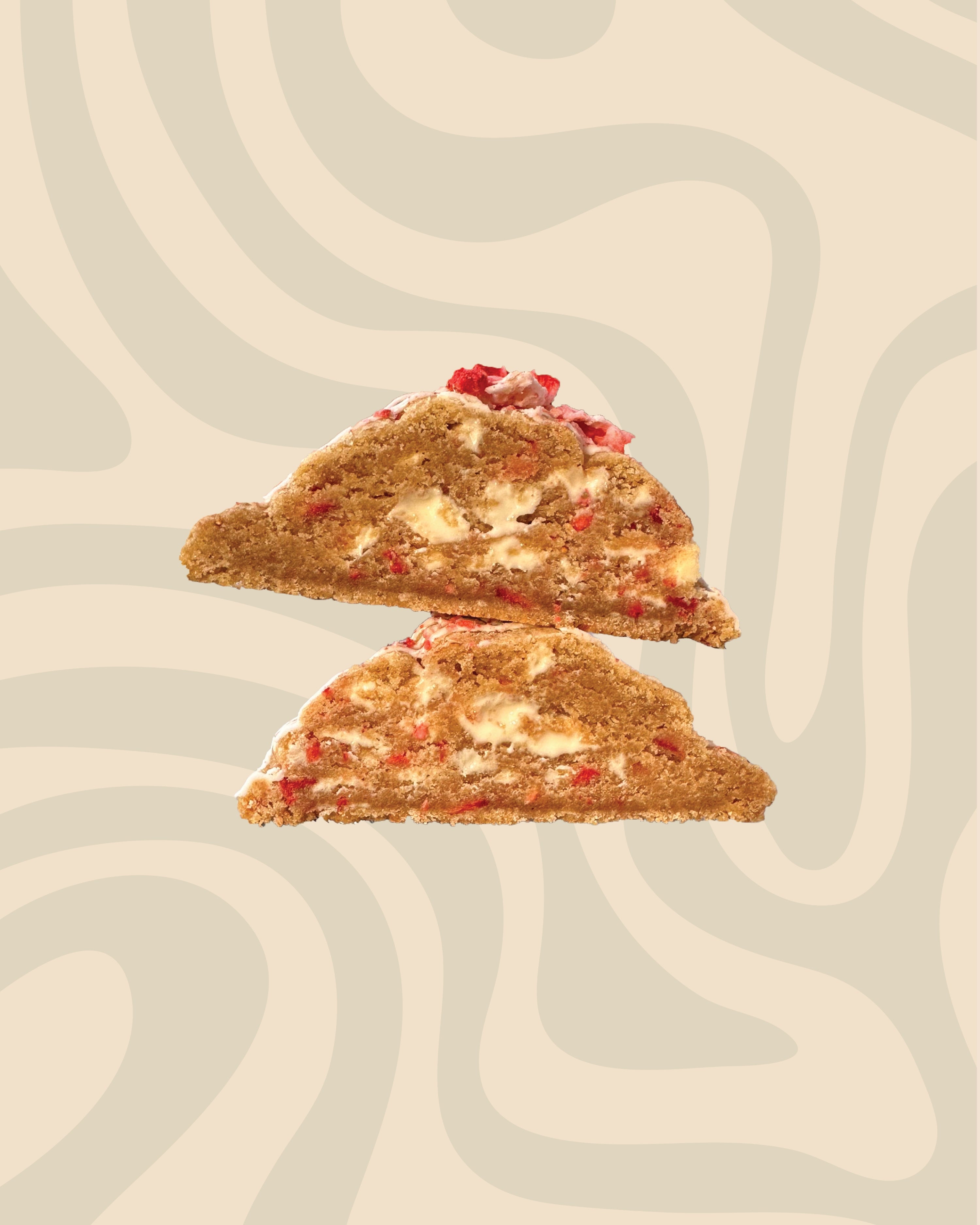 Strawberries 'N' Creme Cookies (6-pack)