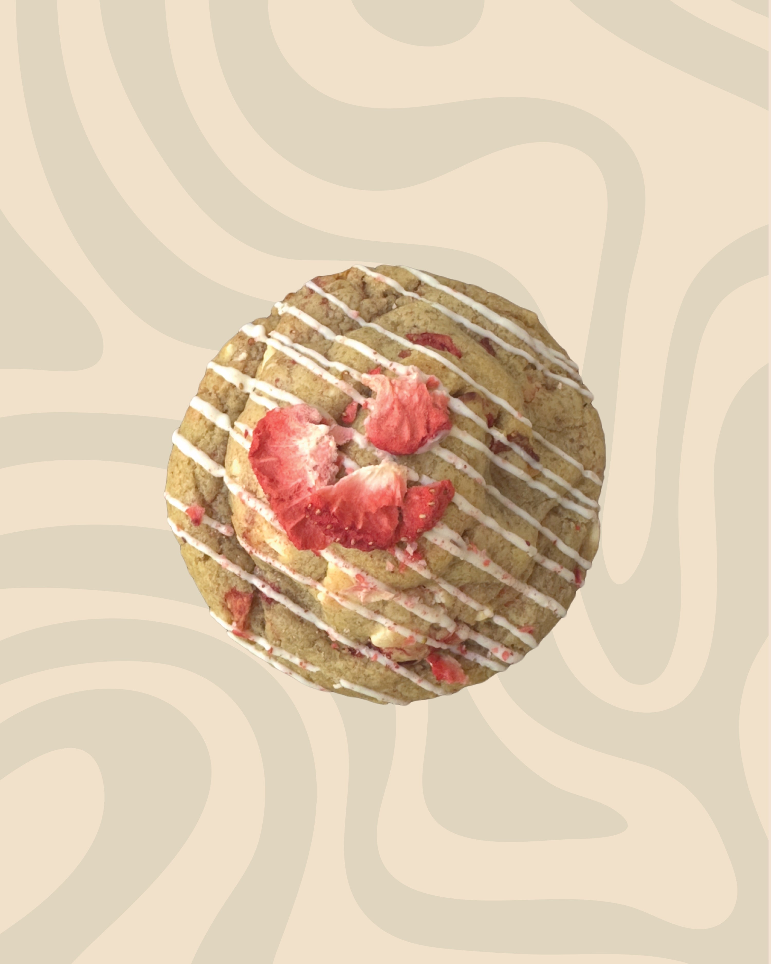 Strawberries 'N' Creme Cookies (6-pack)